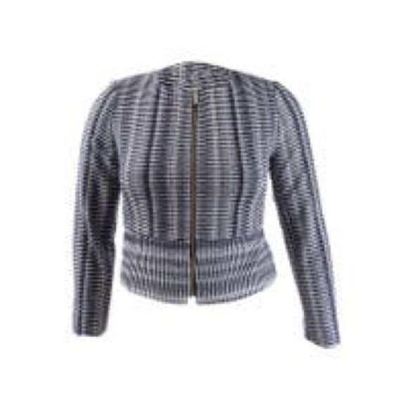 NWT DKNY black and white patterned blazer - Picture 3 of 15